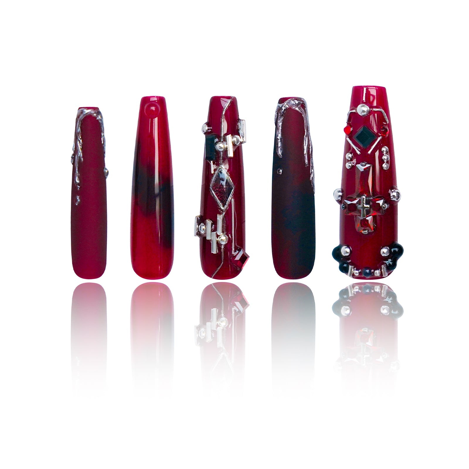 Siva Nail, Rote Regalia, Regal Enchantment, handgemachte Nagelpresse