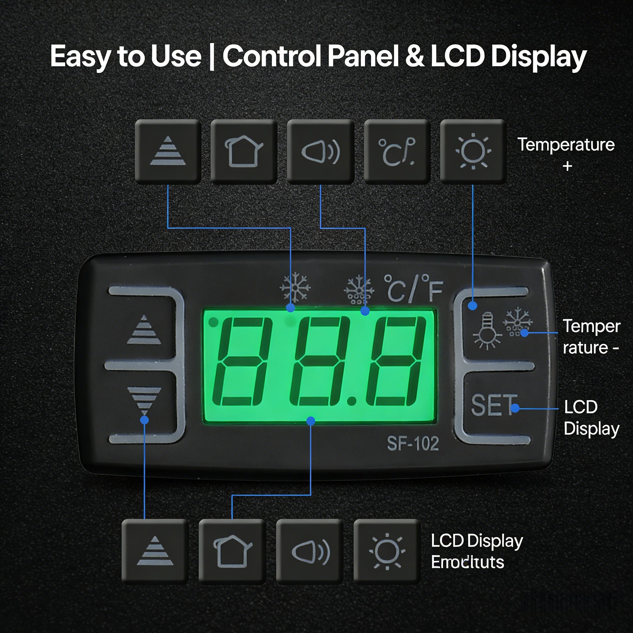 27" 3.5 Cu.Ft. 170W 110V Black Refrigerated Bakery Display Case