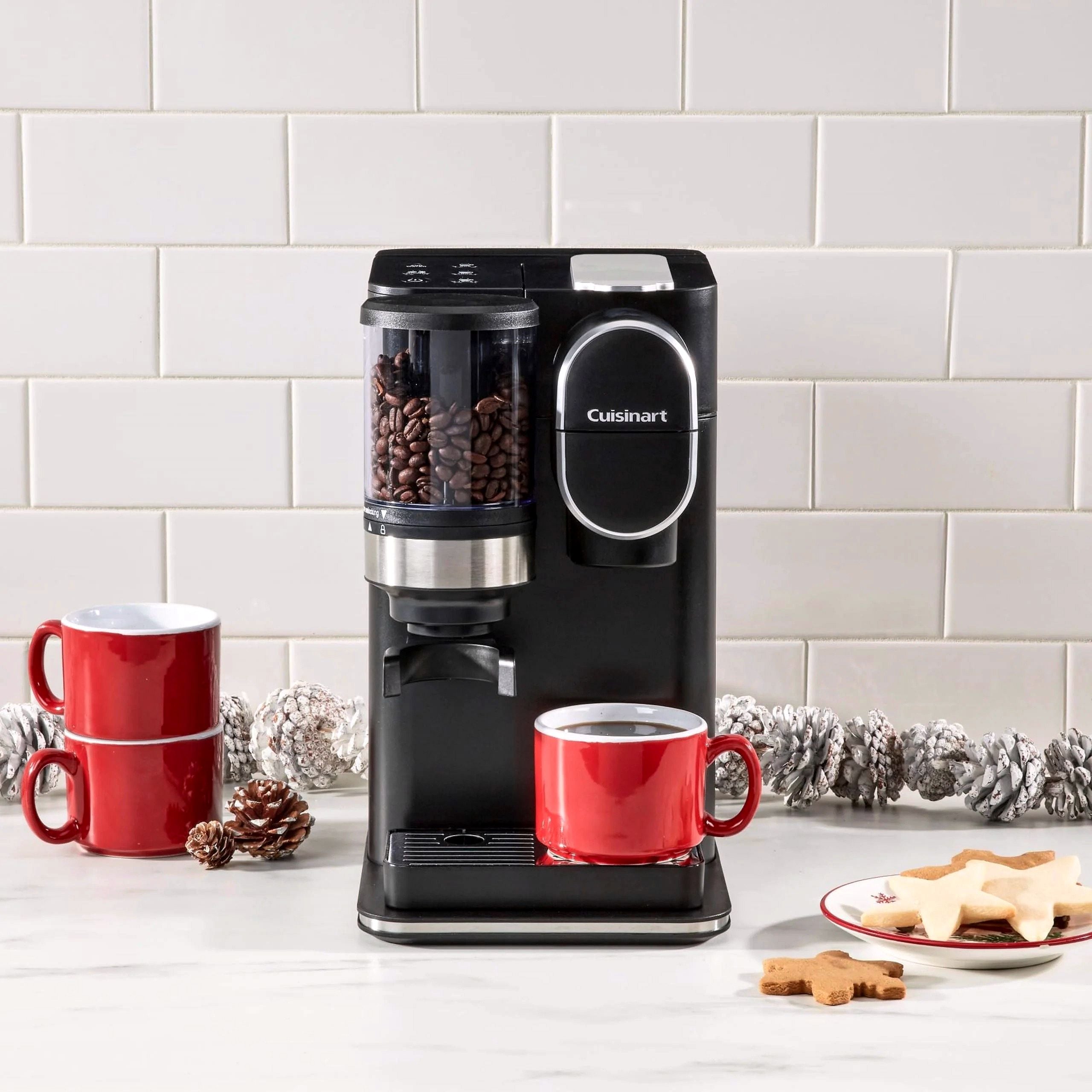 Cuisinart Single-Serve Kaffeemaschine mit integriertem Kaffeebohnenmahlwerk