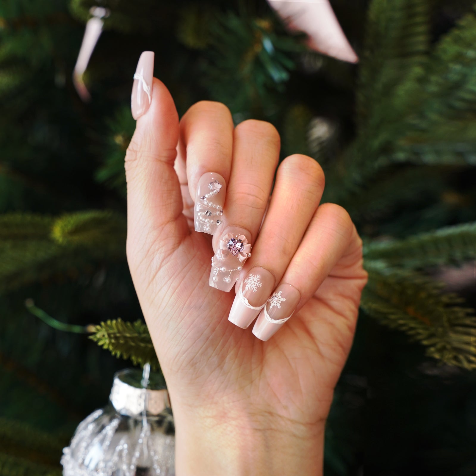 Siva Nail, Winter Glow, Holiday Luxe Aufdrücknägel