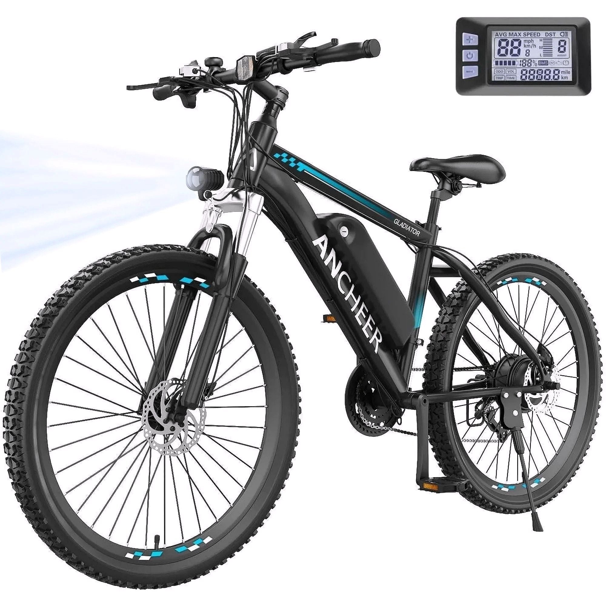 ANCHEER Gladiator 500W 26" E-Mountainbike für Erwachsene