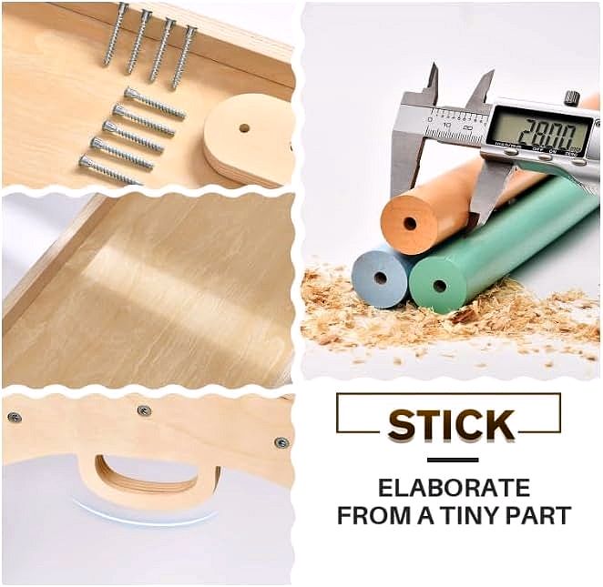 Pikler-Dreieck Set 7-in-1 – Faltbares Baby-Kletterspielzeug aus Holz, Montessori Kletterset mit Bogen, Rampe & Leiter, Indoor Klettergerüst für Kleinkinder – Regenbogen