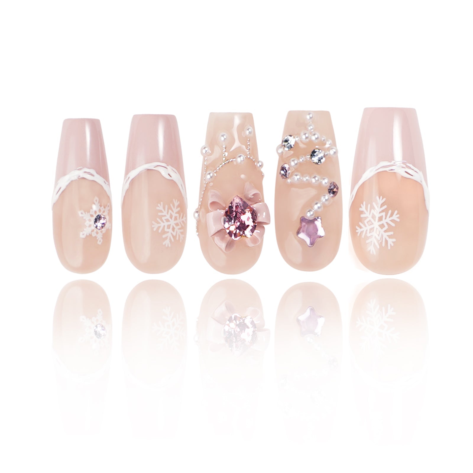 Siva Nail, Winter Glow, Holiday Luxe Aufdrücknägel