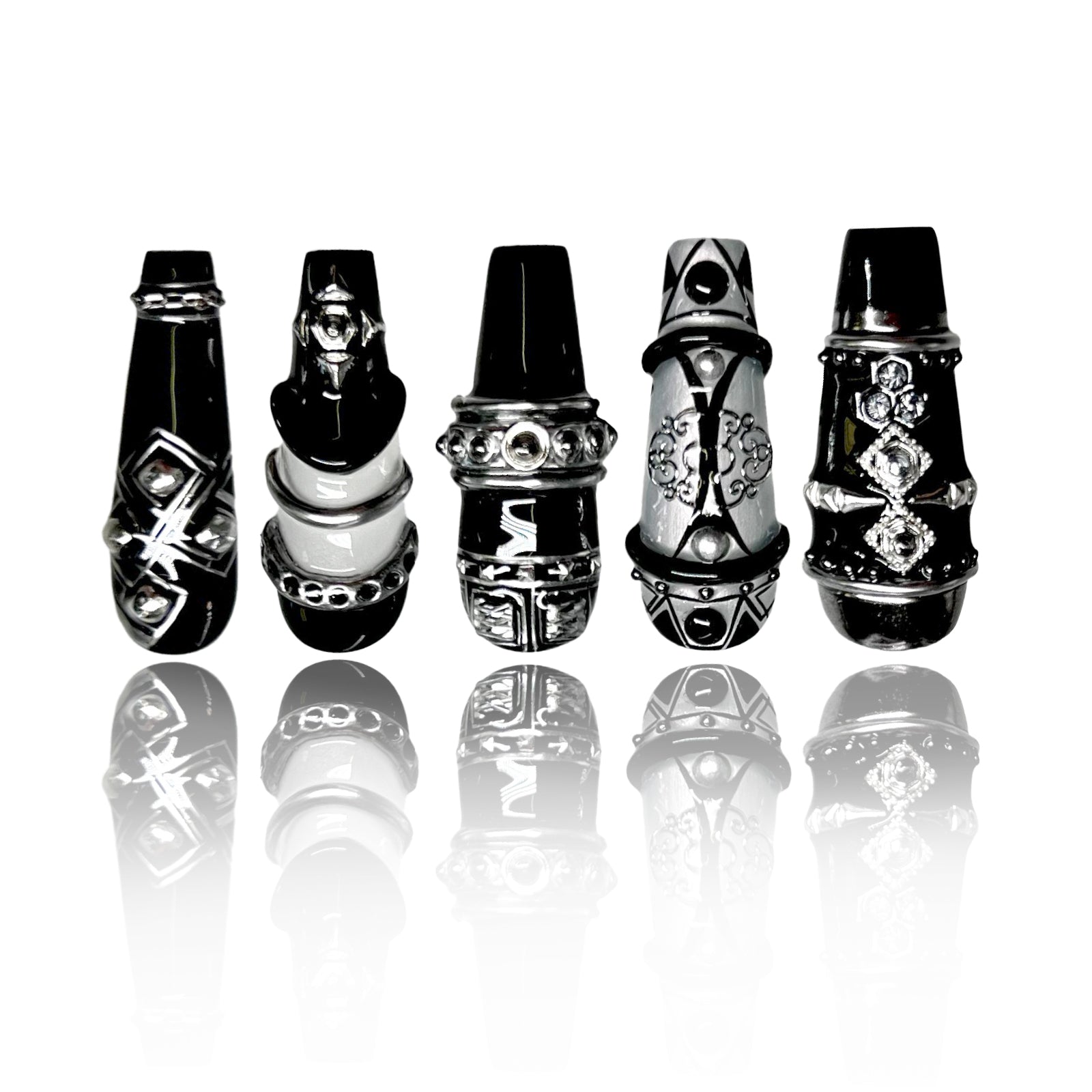 Siva Nail, Die Heiligen, Gothic Handgemachte Nagelpresse