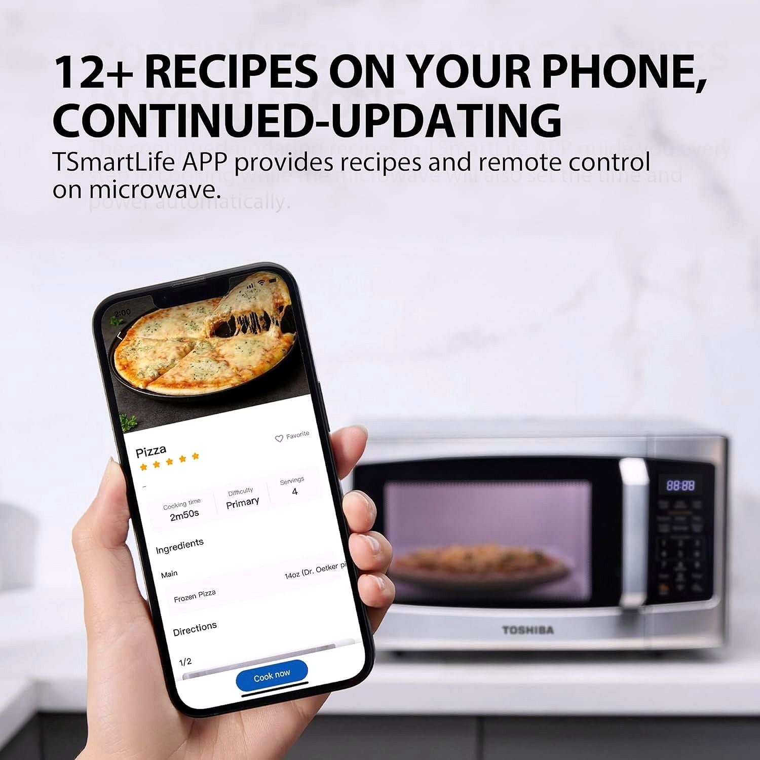 TOSHIBA 4-in-1 ML-EC42P(SS) Mikrowellenofen für die Arbeitsplatte