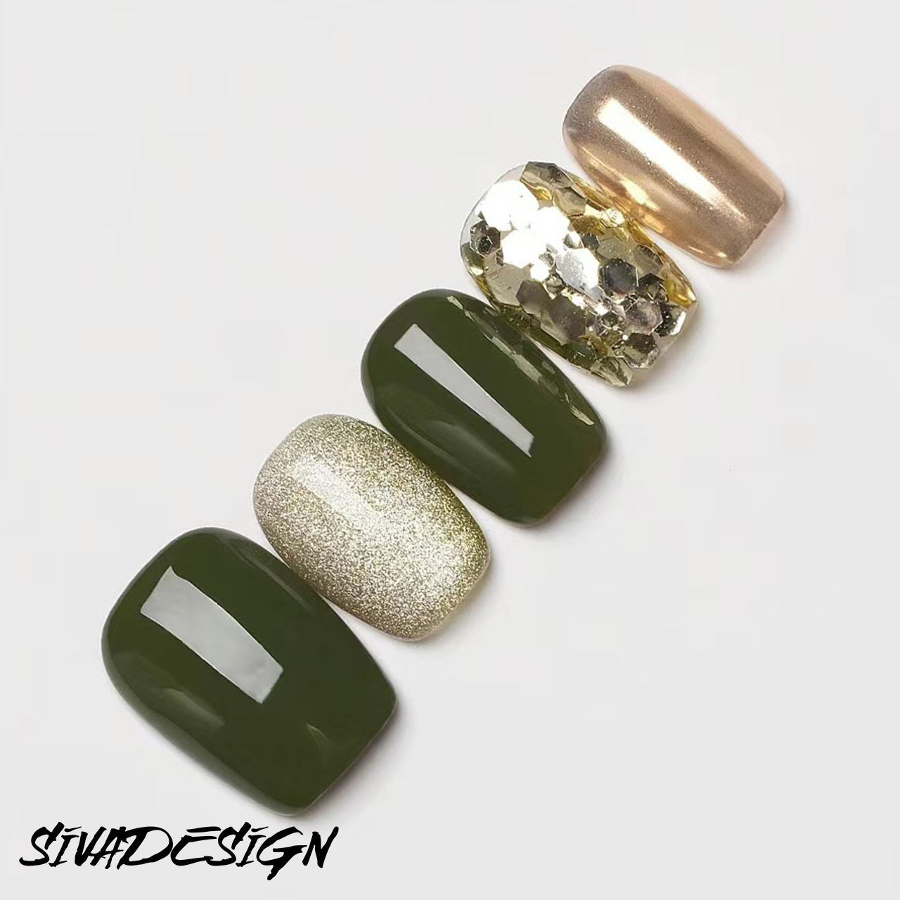 Siva Nail, Forest Fantasy, elegante handgemachte Nagelpresse