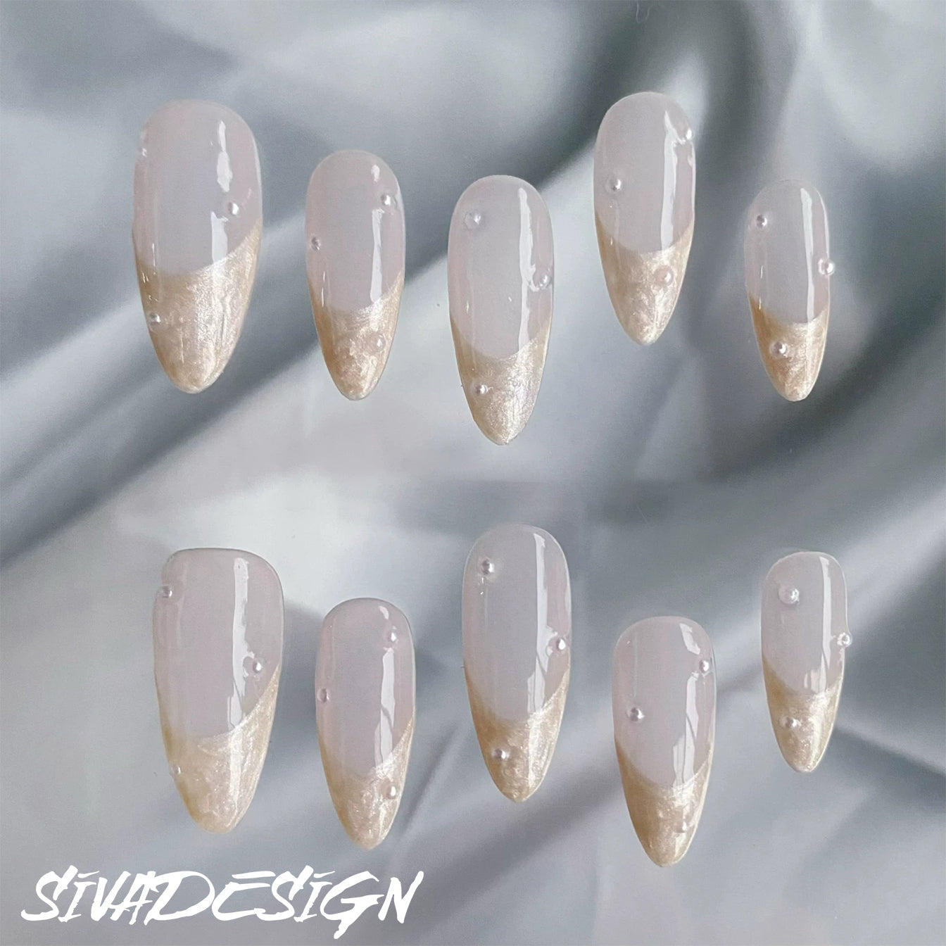 Siva Nail, Golden Sands, elegante handgemachte Nagelpresse