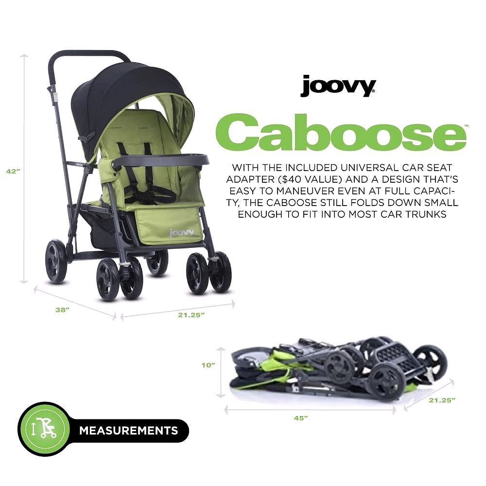 Joovy Caboose Graphite Kinderwagen – Appletree