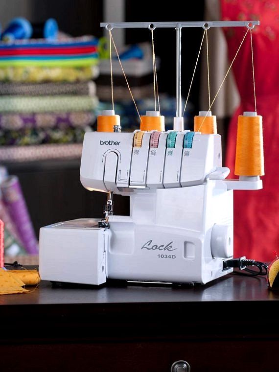 Brother 1034D Overlock-Nähmaschine – 3/4-Faden-Serger mit Differentialtransport