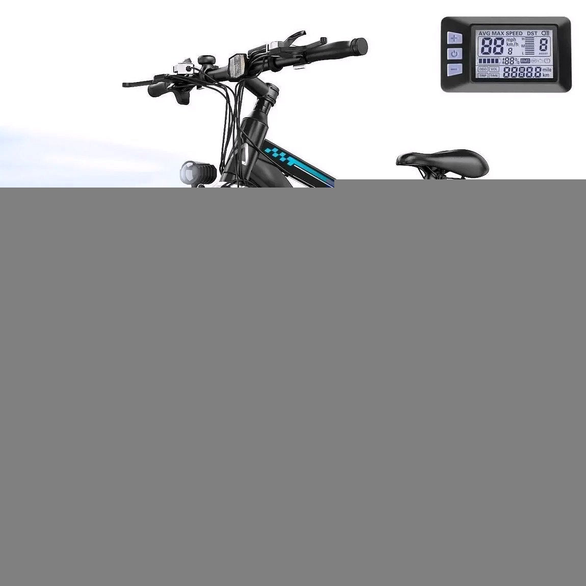 ANCHEER Gladiator 500W 26" E-Mountainbike für Erwachsene