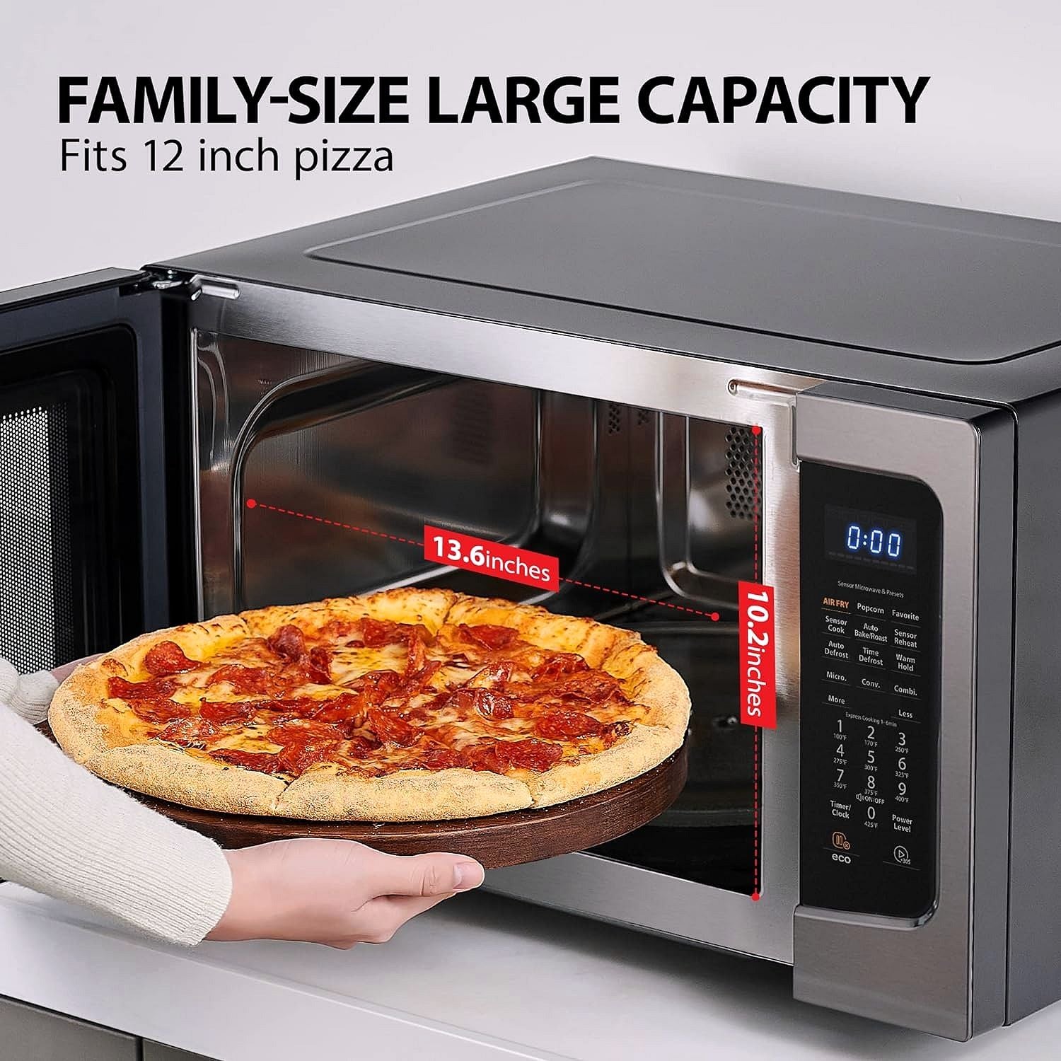 TOSHIBA 4-in-1 ML-EC42P(SS) Mikrowellenofen für die Arbeitsplatte