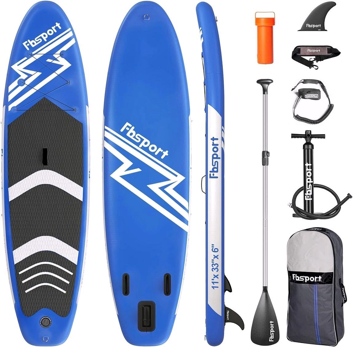Premium Stand Up Paddle Board, Yoga Board with Durable SUP Accessories & Carry Bag | Wide Stance, Surf Control, Non-Slip Deck, Leash, Paddle and Pump for Youth & Adult