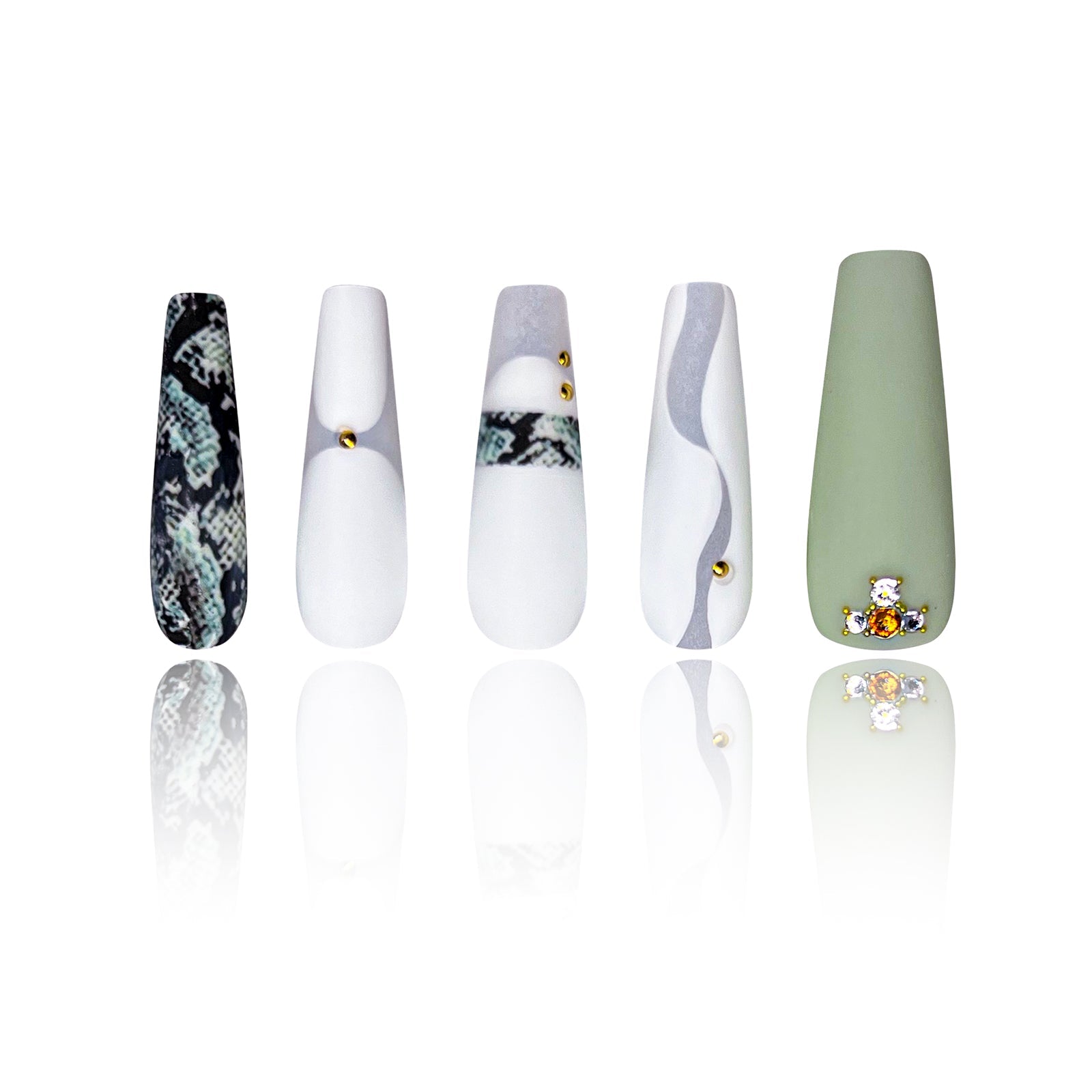 Siva Nail, Hiss, Chic, Print Matt, handgemachte Nagelpresse