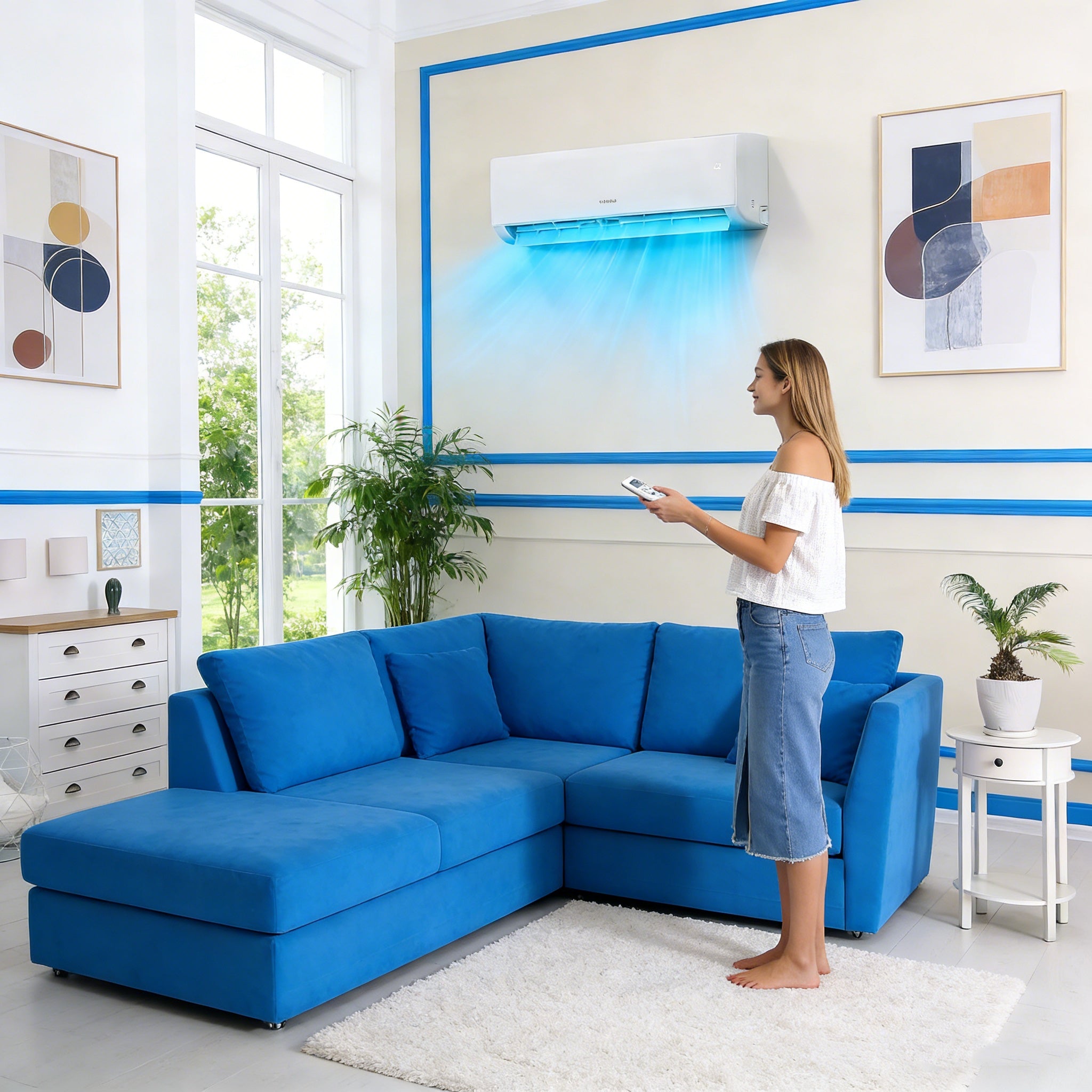 12,000 BTU 21 SEER2 115V Mini Split Air Conditioner with Heat Pump Ductless Inverter & Install Kit