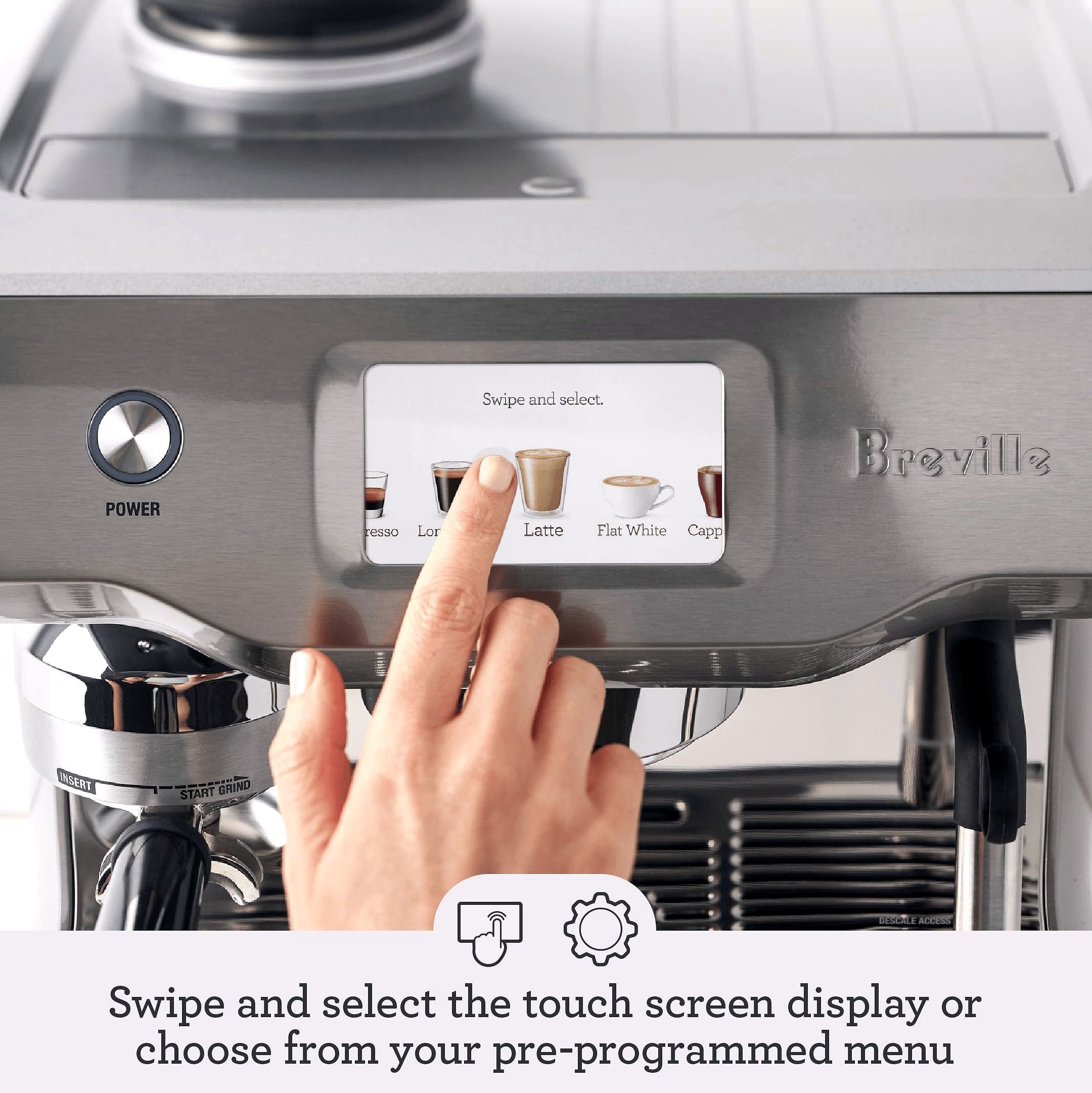Breville BES990BSSUSC Automatische Espressomaschine – Oracle Touch