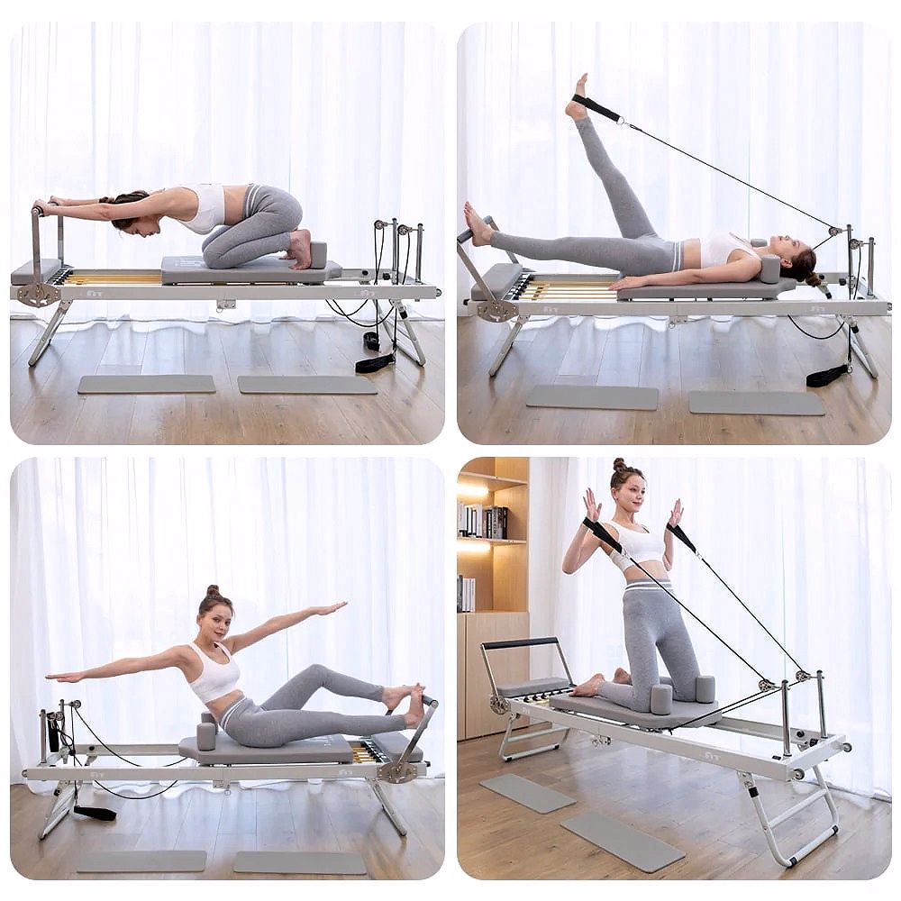 ARKANTOS Faltbarer Pilates Reformer – Pilates Trainingsgerät & Equipment für den Heimgebrauch