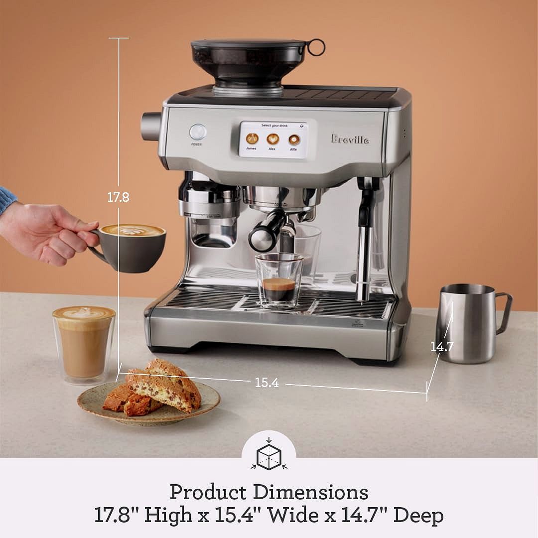 Breville BES990BSSUSC Automatische Espressomaschine – Oracle Touch