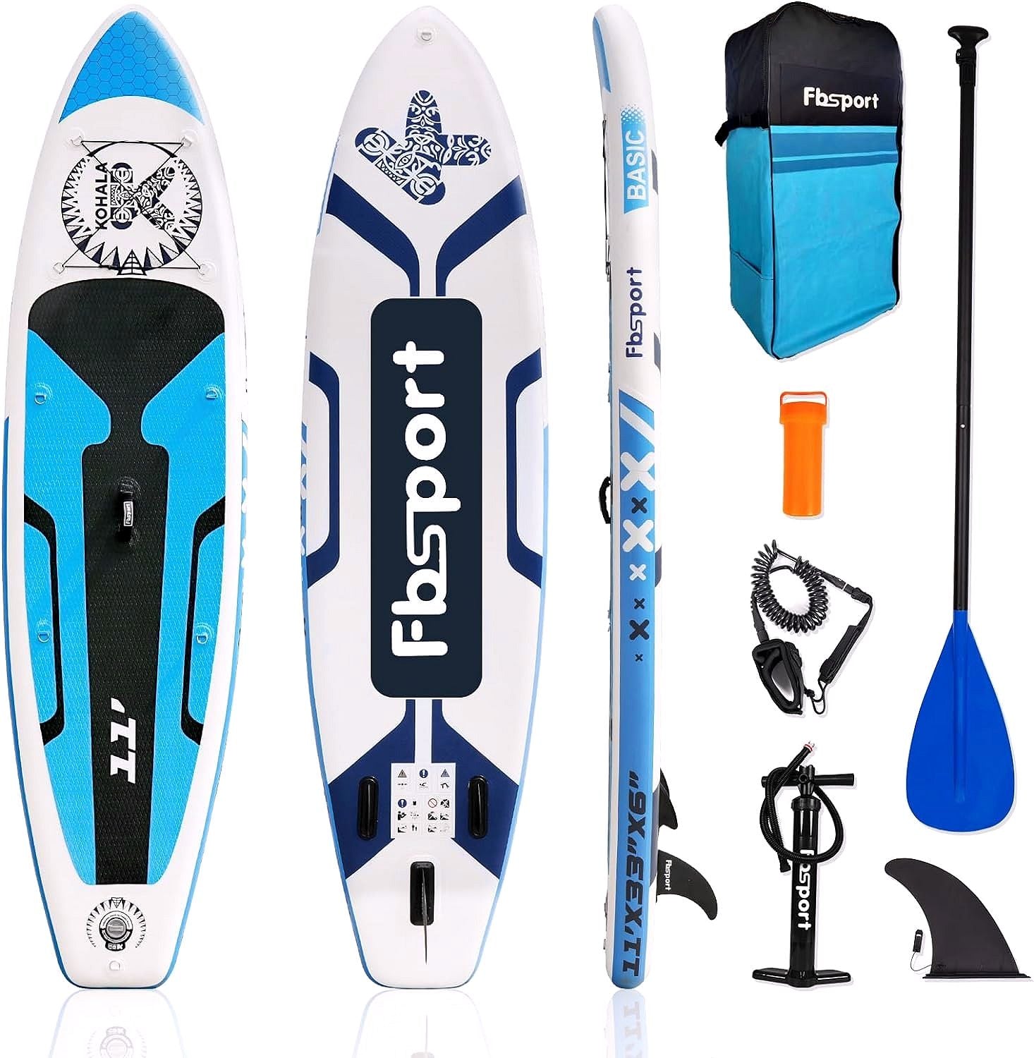 Premium Stand Up Paddle Board, Yoga Board with Durable SUP Accessories & Carry Bag | Wide Stance, Surf Control, Non-Slip Deck, Leash, Paddle and Pump for Youth & Adult