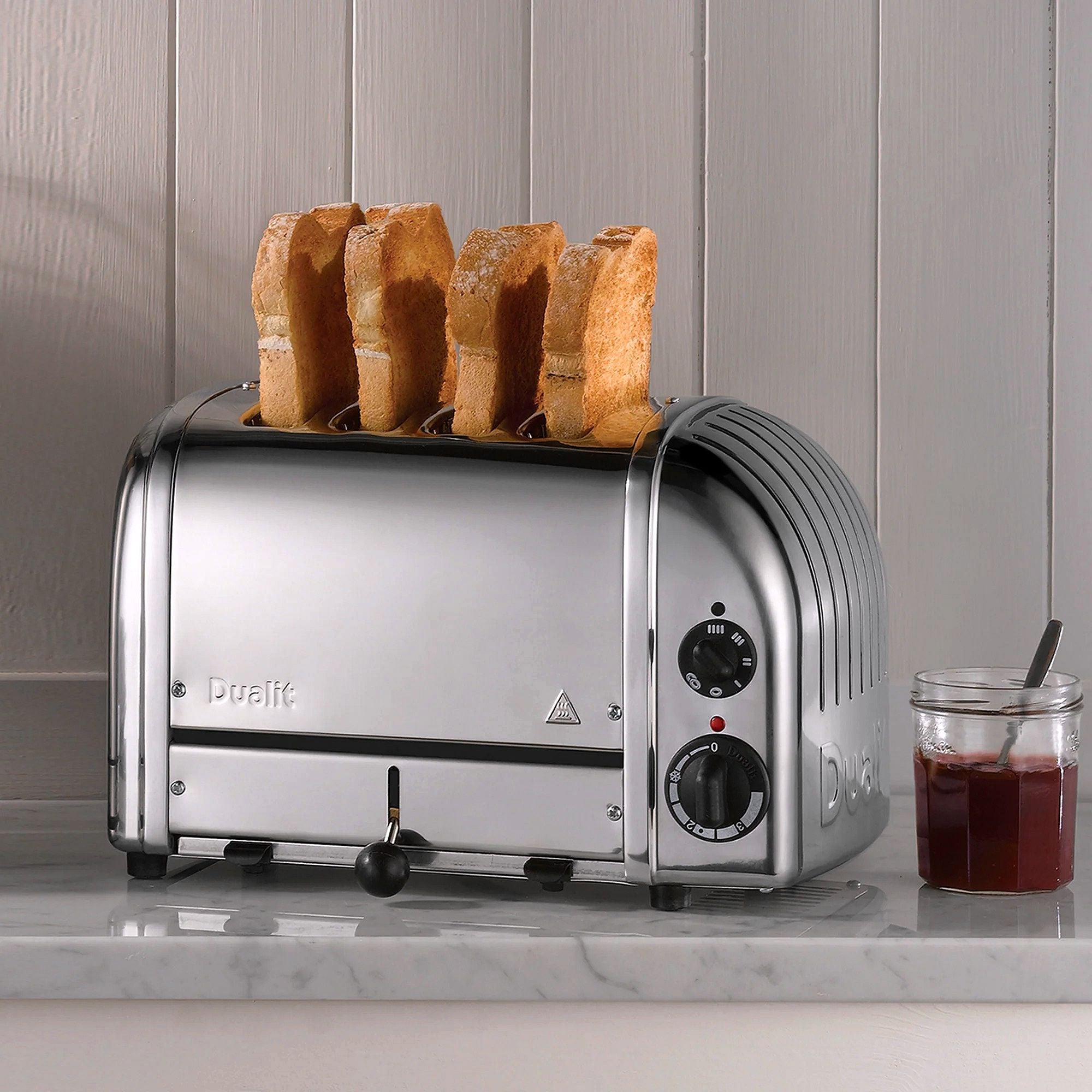 Dualit Classic NewGen 4-Scheiben-Toaster aus Edelstahl