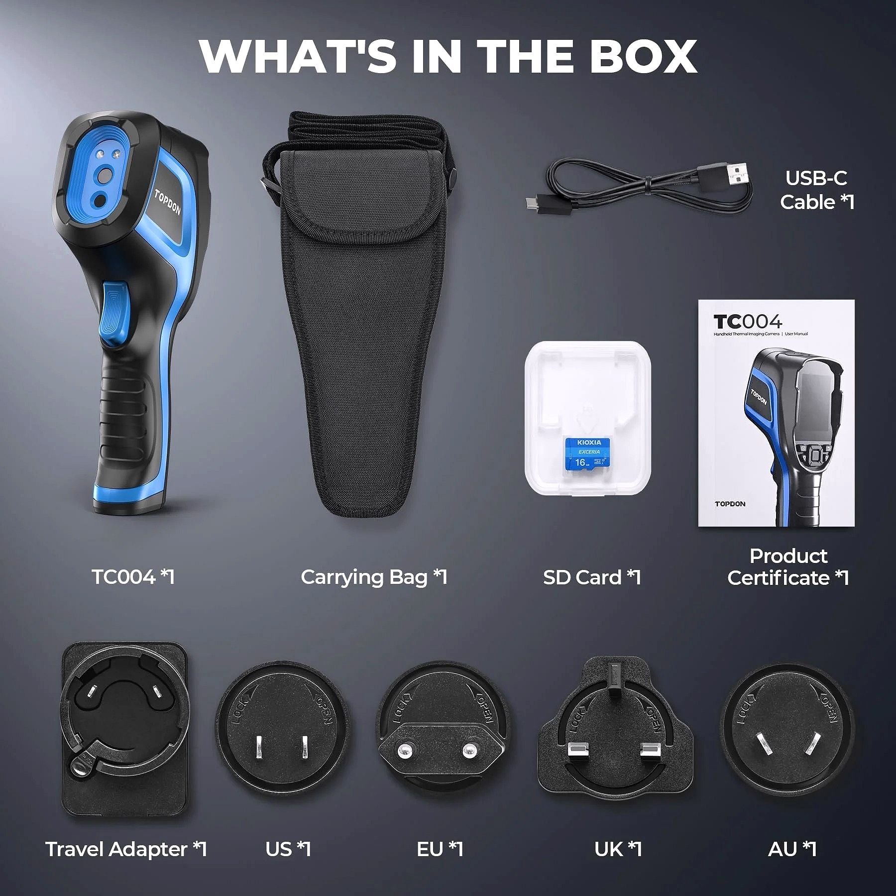 TOPDON Wärmebildkamera, 256 × 192 IR Hochauflösung