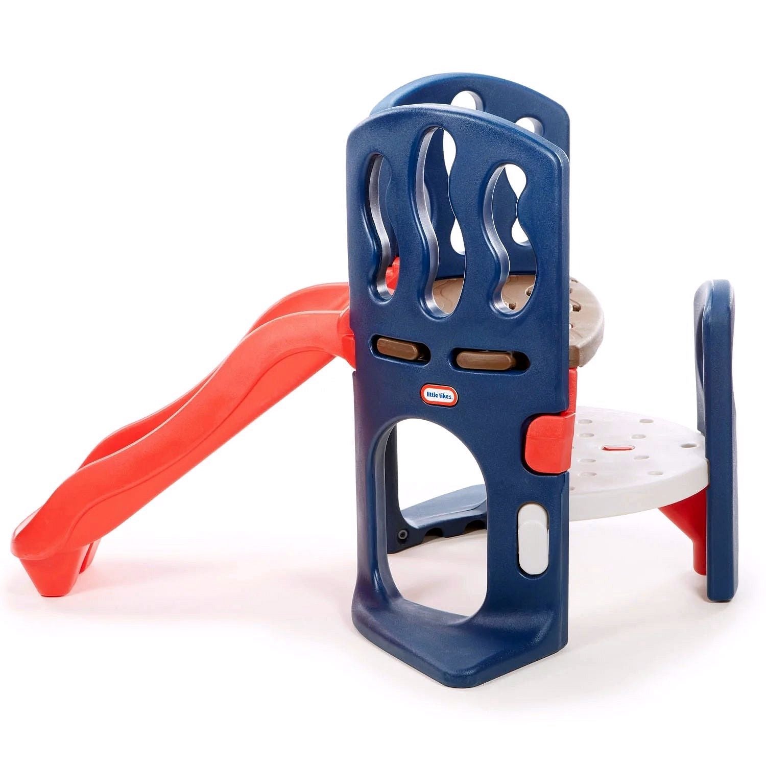 Little Tikes Hide & Slide Kletterspielzeug – Blau & Rot Kletter- und Rutschspielzeug für Kinder von 2 bis 6 Jahren