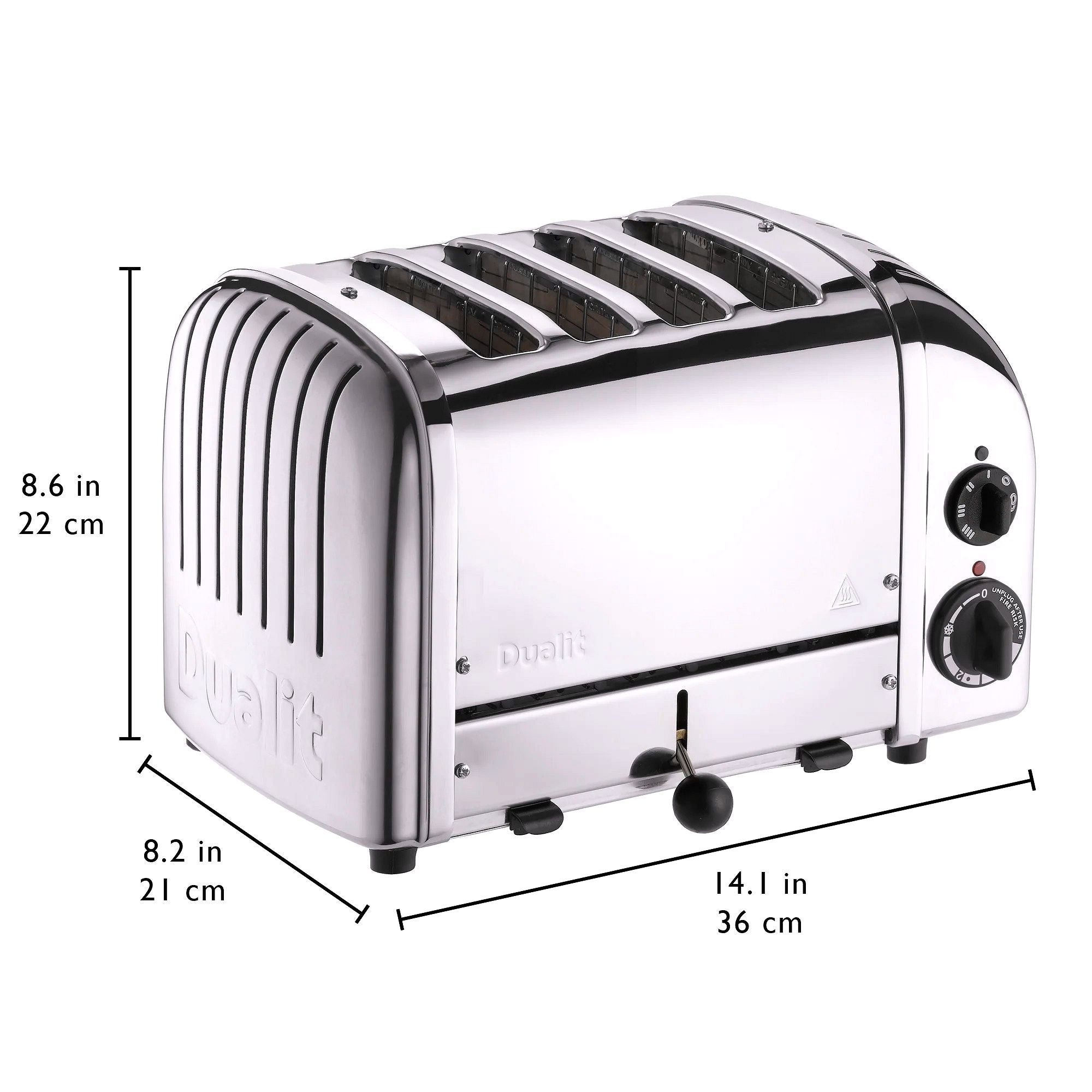 Dualit Classic NewGen 4-Scheiben-Toaster aus Edelstahl
