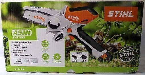 STIHL GTA 26 Akku-Gehölzschneider mit Tragekoffer, Akku und Ladegerät