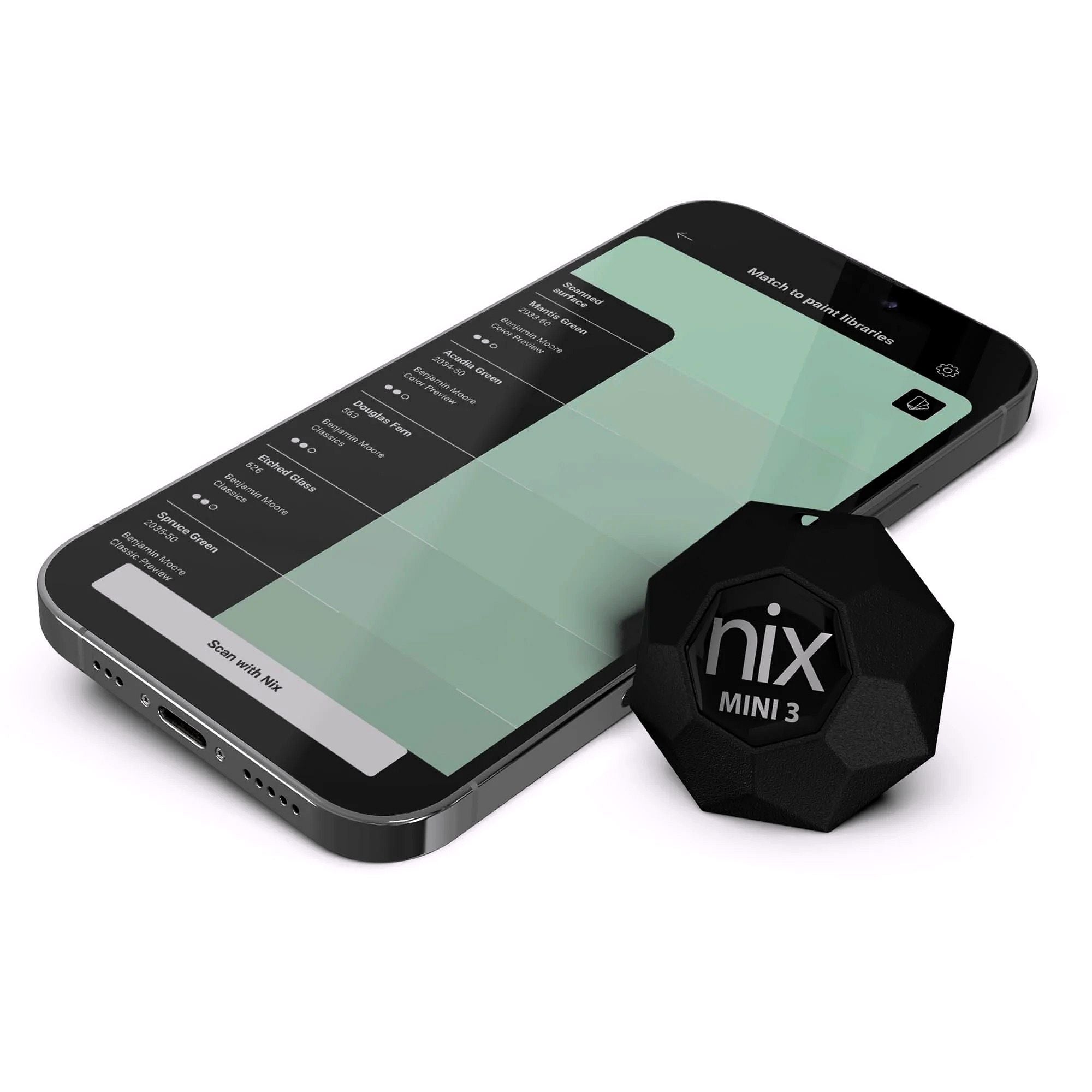 Nix Mini 3 Farbsensor Colorimeter – Tragbares Farbmatching-Messgerät