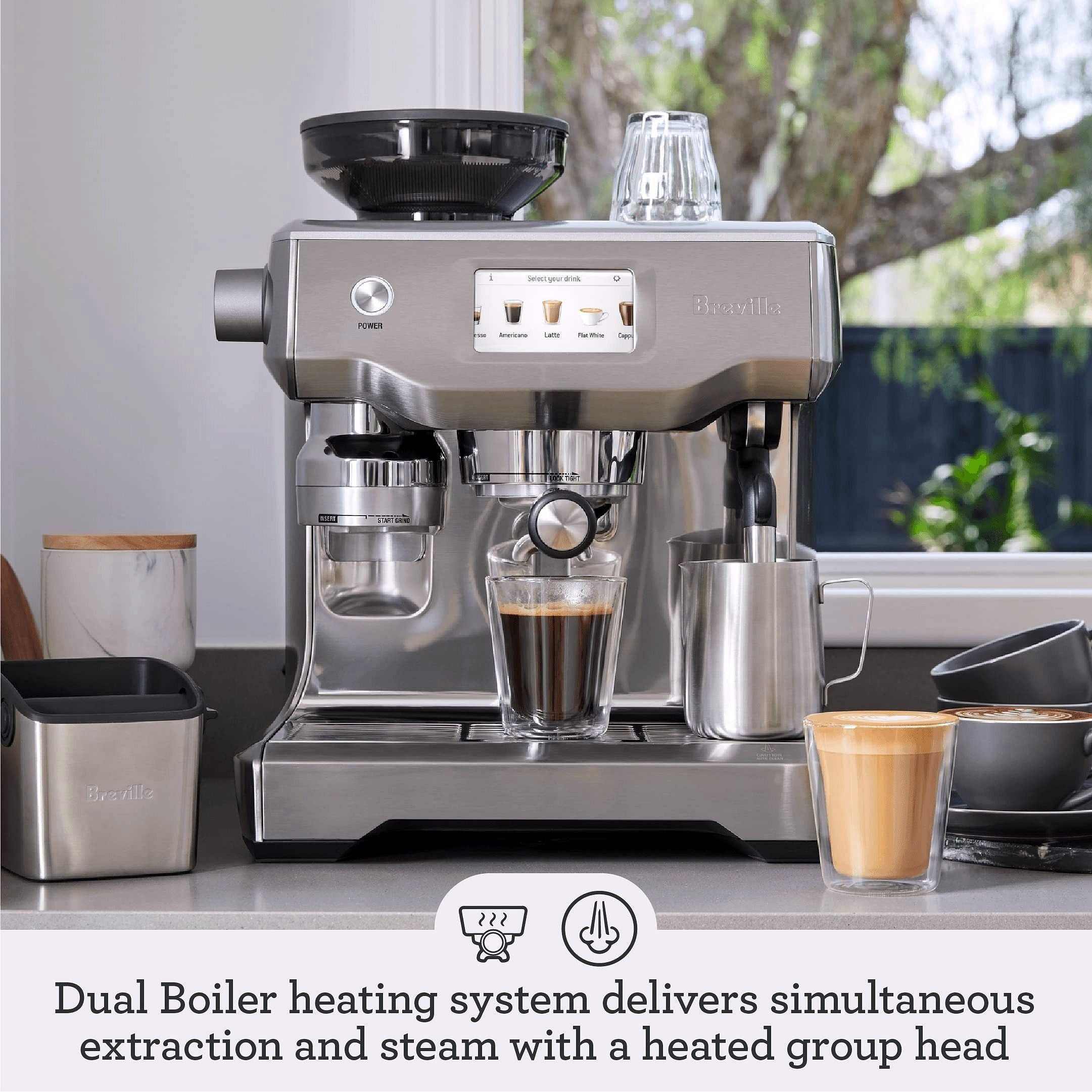 Breville BES990BSSUSC Automatische Espressomaschine – Oracle Touch