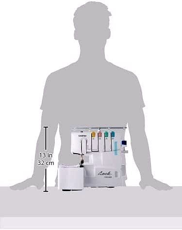 Brother 1034D Overlock-Nähmaschine – 3/4-Faden-Serger mit Differentialtransport