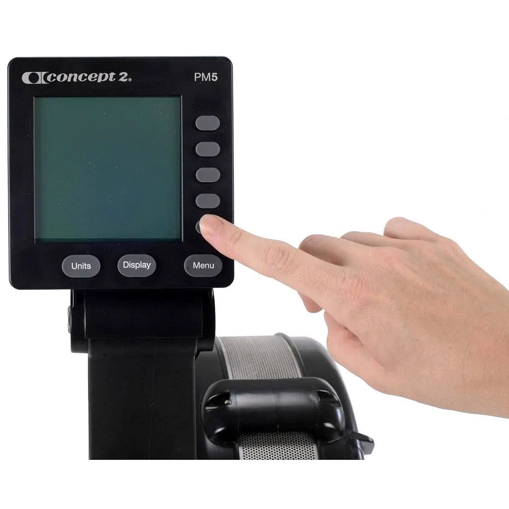 Concept2 Model D Indoor-Rudergerät mit PM5 Display (Light) – Grau
