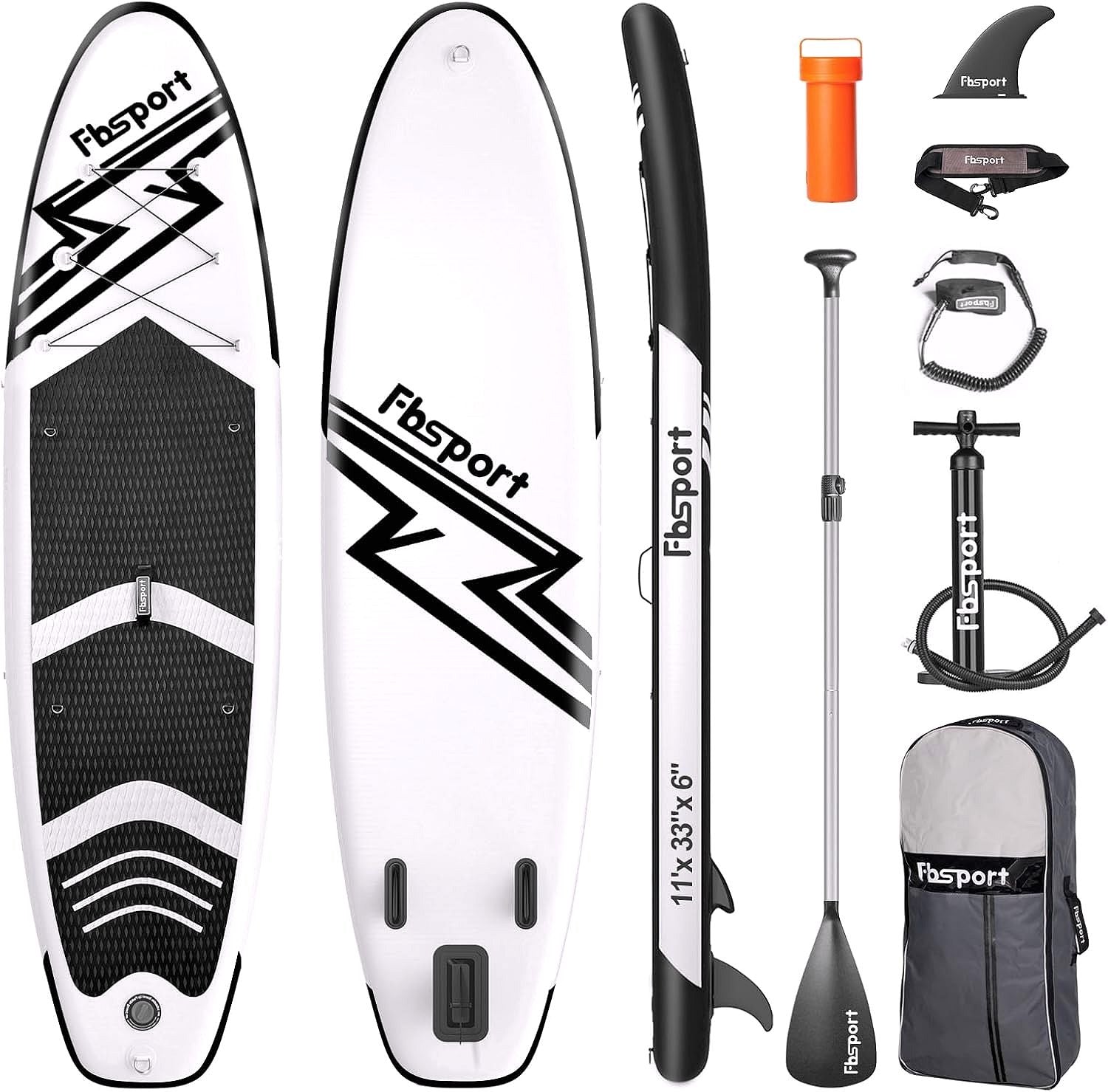 Premium Stand Up Paddle Board, Yoga Board with Durable SUP Accessories & Carry Bag | Wide Stance, Surf Control, Non-Slip Deck, Leash, Paddle and Pump for Youth & Adult
