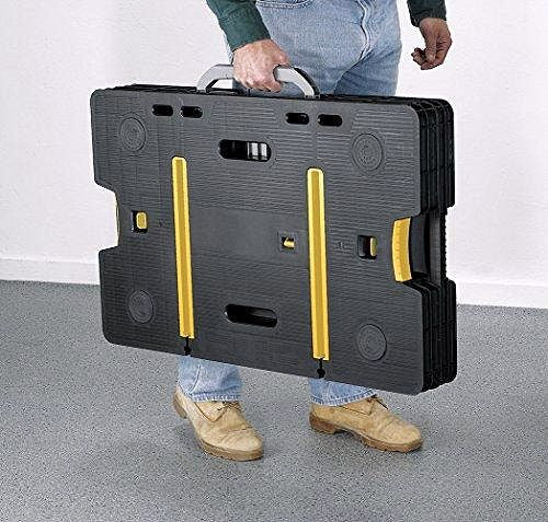 Keter Klappbarer Arbeitstisch / Werkbank für Kappsäge – Schwarz/Gelb