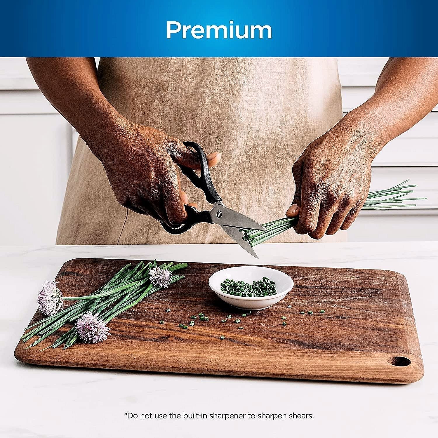 Ninja K32017 Foodi NeverDull 17-teiliges Premium-Messerset mit Messerblock und integriertem Schärfer