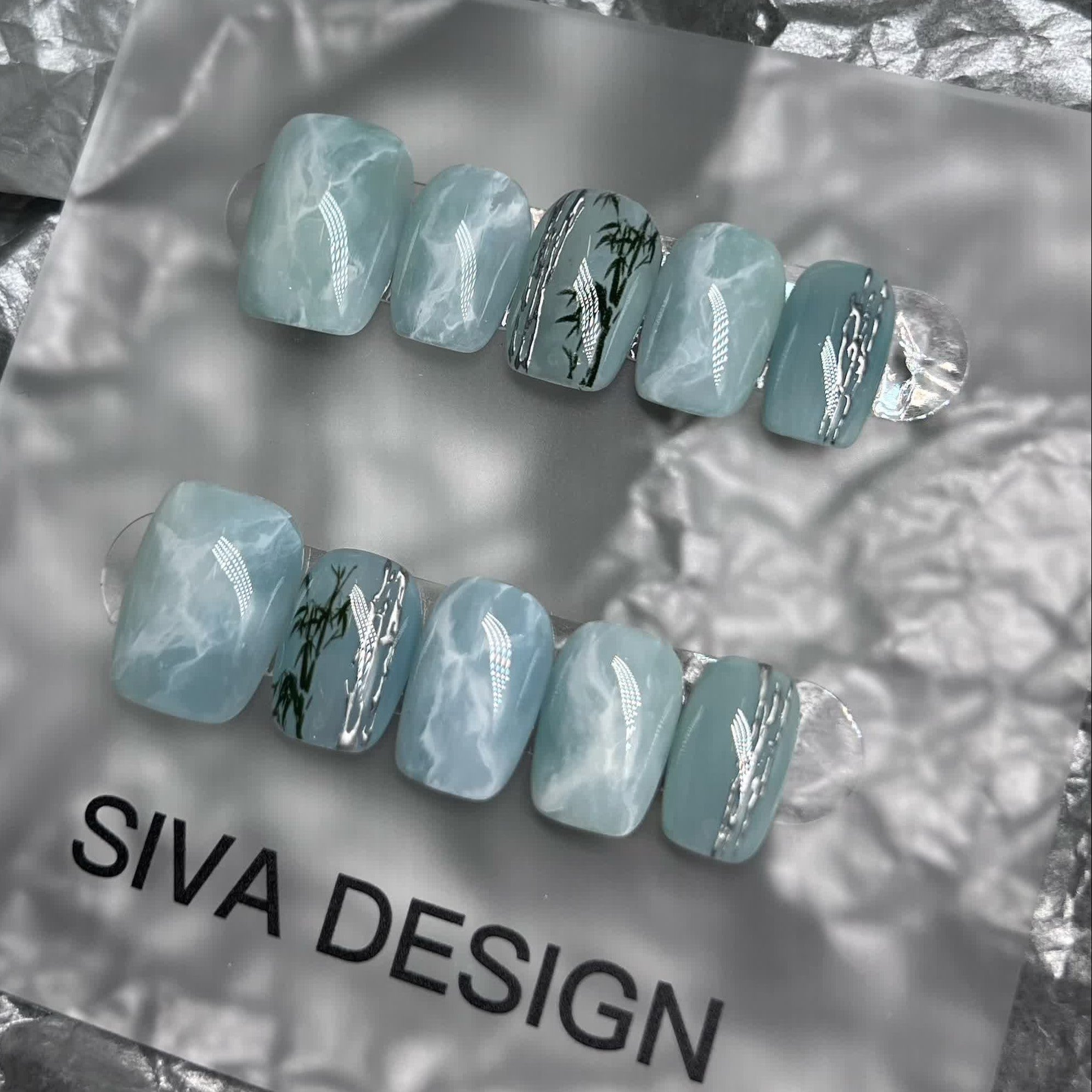 Siva Nail, Zen Mist, elegante handgemachte Nagelpresse