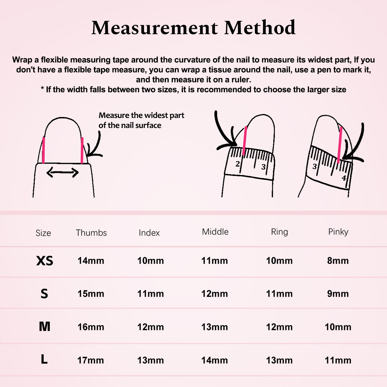faraway-Press_on_Nails_standard_size_chart