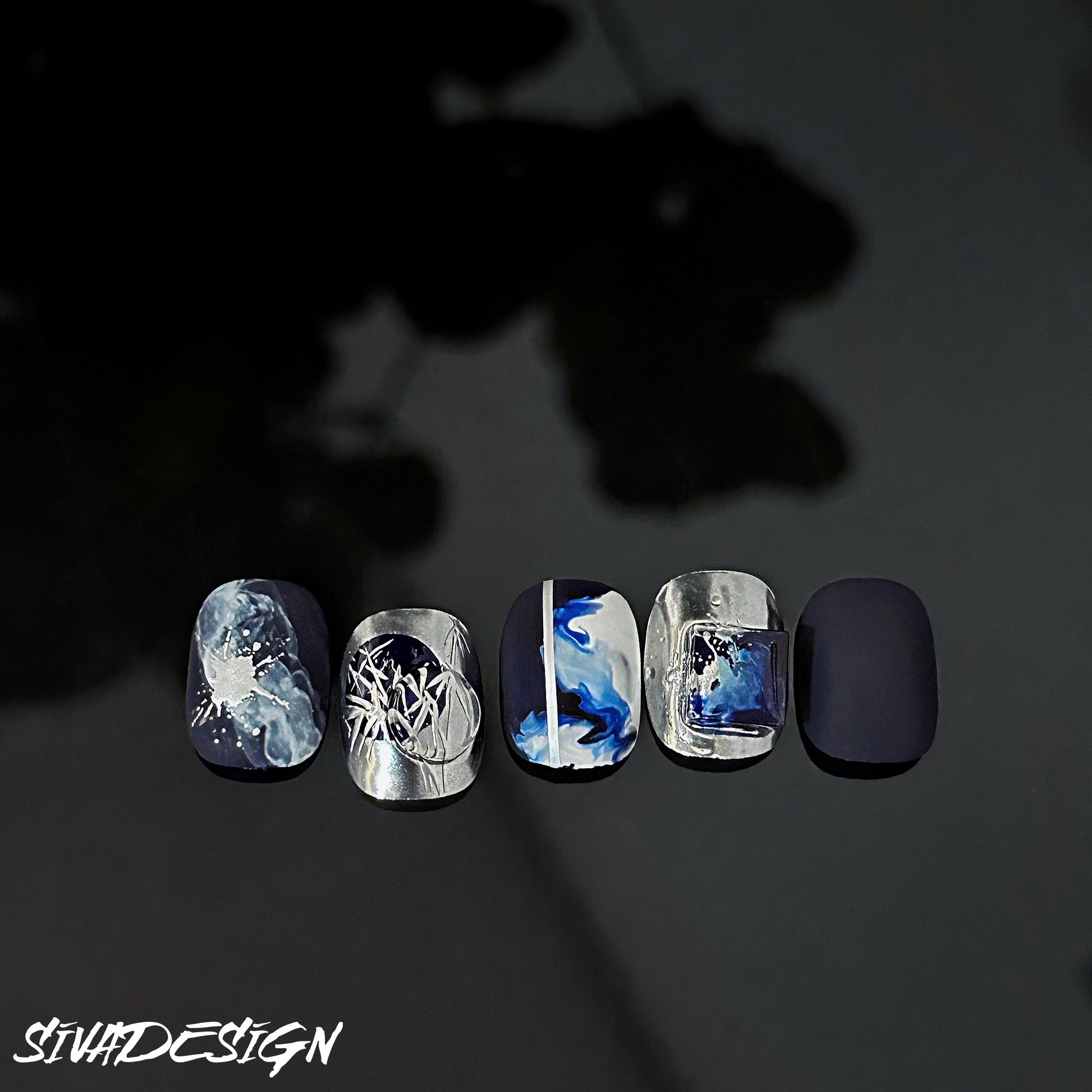 Siva Nail, Stellar Waves, Galaxy Drift, handgemachte Nagelpresse