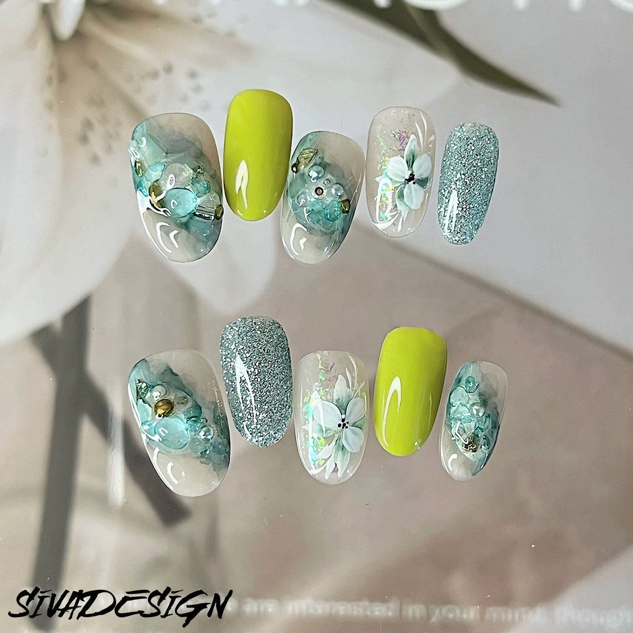 Siva Nail, Sylvan Secrets, Verdant Harmony, handgemachte Nagelpresse