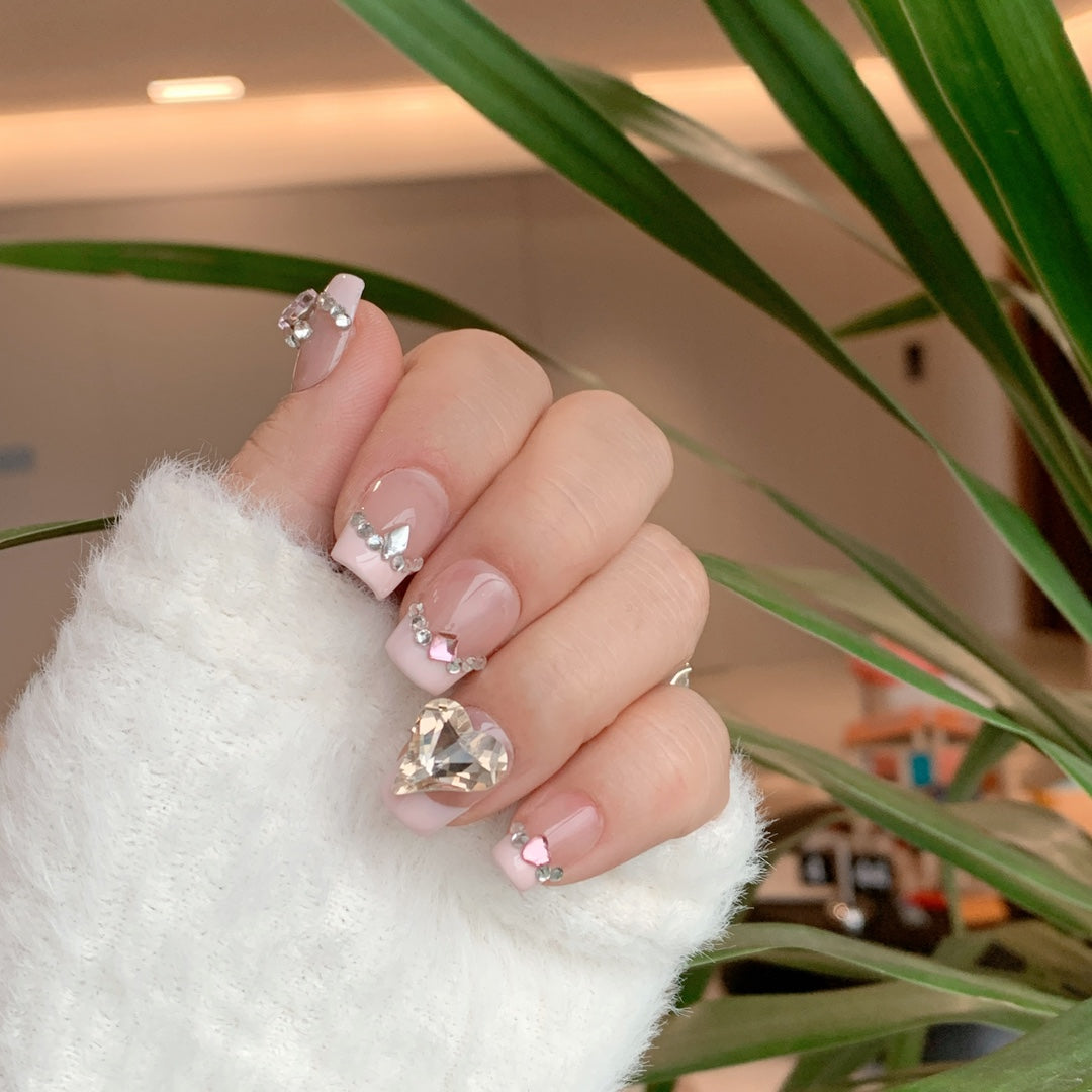 Siva Nail, Diamantstaub, glamouröser Glanz, handgemachtes Aufdrücken von Nägeln