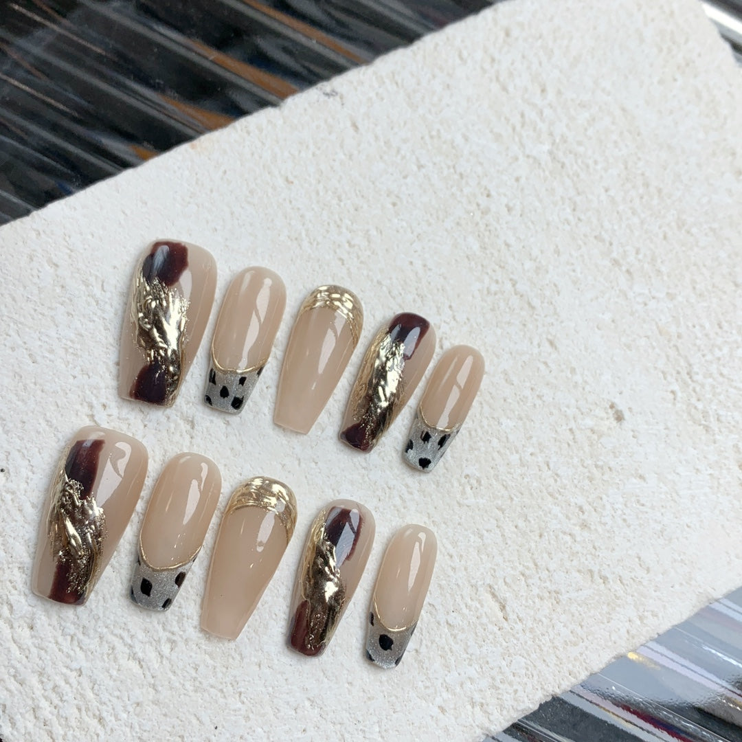 Siva Nail, Verzauberte Schlüssel, French Luxurious, handgemachtes Aufdrücken von Nägeln