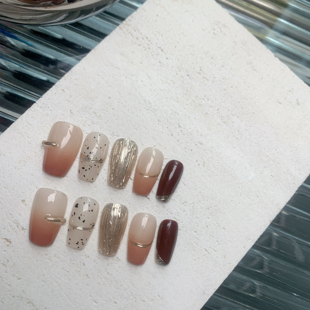 Siva Nail, Pixie Dust Delight, Elegant Fusion, handgemachte Nagelpresse